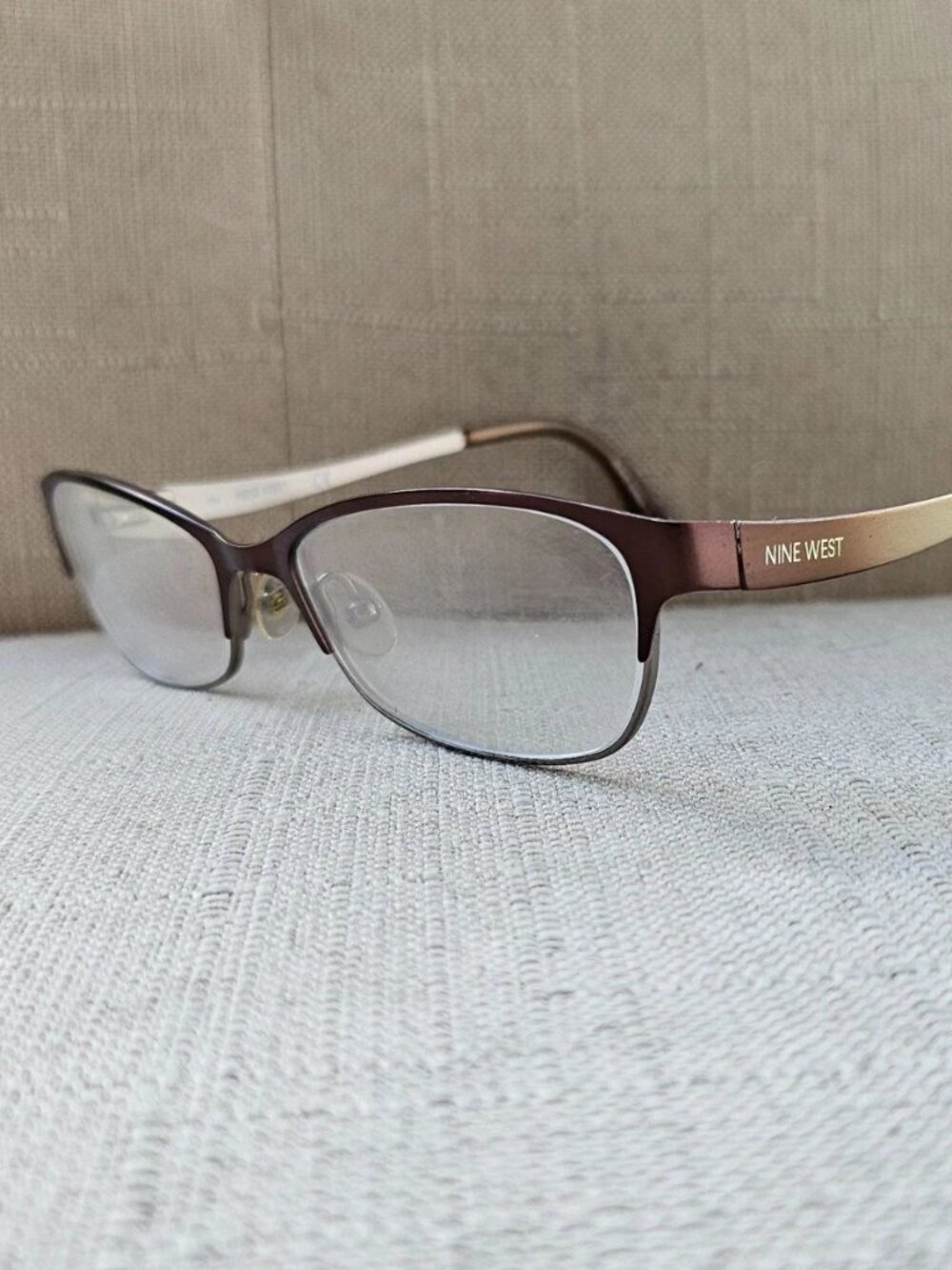 Nine West Women Eyeglasses Frame Brown Eyewear NW1029 Glasses Frame only